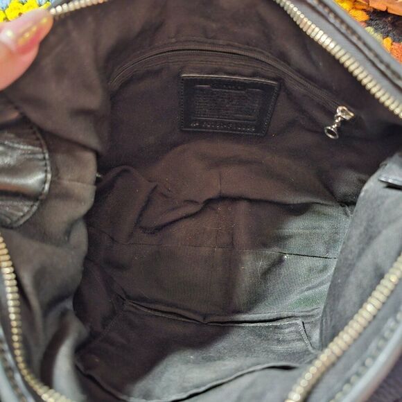 2007 Coach Y2K Hobo Shoulder Bag Purse in Buttery Soft Black Leather - Picture 6 of 7